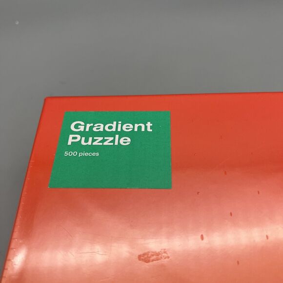Gradient Puzzle Red Yellow Designed by Bryce Wilner 500 Piece New Sealed - Picture 3 of 6